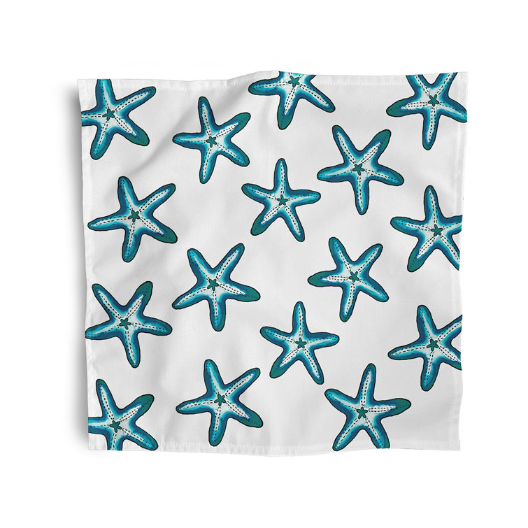 Highland Dunes Set Of 4 Soft Starfish Cloth Napkins Wayfair.co.uk